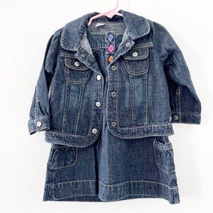 Carter’s Denim Jacket and Dress Set-24 months